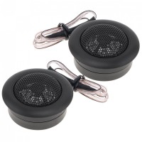 2pcs 120W High Efficiency Mini Dome Tweeter Speaker 12V Loudspeaker Audio Auto Sound Speaker for Car Audio System