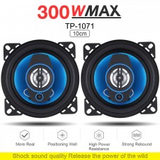 2pcs Durable 4 Inch 2Way 300W Car Speaker Automobile Car HiFi Audio Full Range Frequency Coaxial Speaker High Pitch Loudspeaker