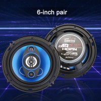 2pcs Durable 6Inch 2Way 300W Car Speaker Automobile Car HiFi Audio Full Range Frequency Coaxial Speaker High Pitch Loudspeaker