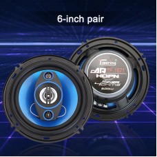 2pcs Durable 6Inch 2Way 300W Car Speaker Automobile Car HiFi Audio Full Range Frequency Coaxial Speaker High Pitch Loudspeaker