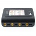  ToolkitRC M4Q 4x50w 5A 1-4S AC 100W 4 Ports XT60 XT30 DC Smart Charger 32 Bit ARM IPS Bright Clear Wide Angle Display