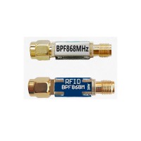 BPF 868MHz SAW Bandpass Filter RF Band Pass Filter of Compact Size Light Weight with SMA Connectors