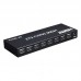 HDMI Matrix 6x2 4K 60Hz HDMI Matrix Switch w/ EDID Audio Separation Functions for Home Teaching Uses