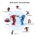 Metal 15 Dof Biped Robot With Digital Steering Gear Humanoid Robot Fighting Robot Remote Control Battle For Arduino Program Education-Red