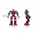  Metal 15 Dof Biped Robot With Digital Steering Gear Humanoid Robot Fighting Robot Remote Control Battle For Arduino Program Education-Red