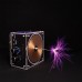 Flat Tesla Coil Musical Musical Tesla Coil Palm Artificial Lightning TC Magnetic Storm Coil Red