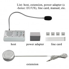 DESHUN DS-1908 Window Intercom System Two-Way Intercom for Bank Counter Hospital Office Business