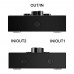 KCEVE 3.5MM Audio Switch Stereo Audio Switcher 2 IN 1 OUT or 1 IN 2 OUT Fits 3.5MM Headphone Amp