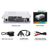 OSSC Add-On Board w/ Composite and S-video Input Line-double and Smoothing Mode for NTSC PAL Retro Game Consoles