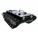 WT-200s Upgraded RC Tank Chassis Metal Track Tank Load 30KG Shock Absorber (Without Controller)