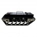 WT-200s Upgraded RC Tank Chassis Metal Track Tank Load 30KG Shock Absorber (Without Controller)