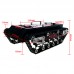 WT-200s Upgraded RC Tank Chassis Metal Track Tank Load 30KG Shock Absorber (Ready To Use Version)