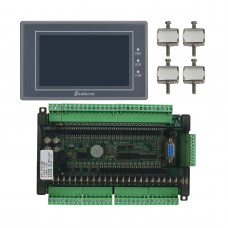 Samkoon EA-043A 4.3" HMI Touch Screen + FX3U-48MT PLC Control Board PLC Controller 6AD 2DA