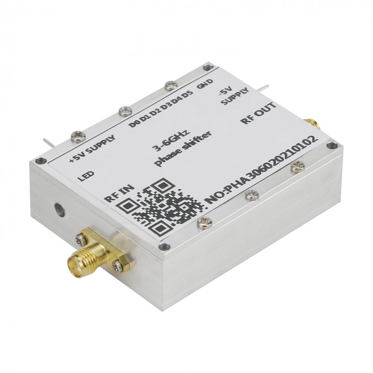 36GHz RF Phase Shifter 5.8G Digital Phase Shifter CBand Microwave