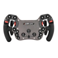 Simagic FX Formula Extreme Wheel Dual Clutch Cabon Fiber Steering Wheel for Alpha Mini U Base Direct Drive Simulator Racing Game