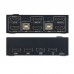 2 Ports KVM Switch Dual Display 4K HDMI KVM Switch Dual Monitor KC-KVM202 for Mac OS Windows Linux