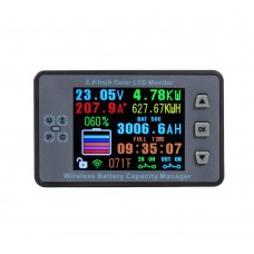 120V 300A Voltage Current Meter Battery Capacity Manager VAC8810F 2.4" Color LCD without Bluetooth