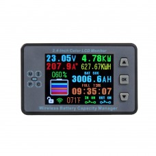 500V 100A Voltage Current Meter Battery Capacity Manager VAC8810F 2.4" Color LCD without Bluetooth