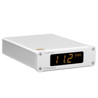 TOPPING D10 Balanced USB DAC Audio Decoder and USB Audio Interface (Silver) for DSD256 PCM 384KHz
