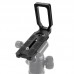 MPU-105 Camera L Bracket Universal Quick Release Plate Photography Part Suitable for DSLR Camera