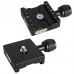 QR-50 Quick Release Clamp Quick Release Plate 13.2-22LB Load Capacity for Tripod Gimbal Stabilizer