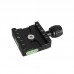 QR-50 Quick Release Clamp Quick Release Plate 13.2-22LB Load Capacity for Tripod Gimbal Stabilizer