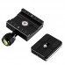 QR-50S Quick Release Clamp Quick Release Plate 13.2-22LB Load Capacity for Tripod Gimbal Stabilizer