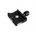 QR-60 Quick Release Clamp Quick Release Plate w/ 13.2-22LB Load Capacity for DSLR Tripod Stand