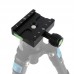 QR-60 Quick Release Clamp Quick Release Plate w/ 13.2-22LB Load Capacity for DSLR Tripod Stand