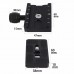 QR-60S Quick Release Clamp Camera Quick Release Plate Photography Parts w/ 13.2-22LB Load Capacity