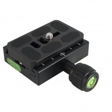 QR-60S Quick Release Clamp Camera Quick Release Plate Photography Parts w/ 13.2-22LB Load Capacity
