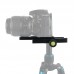 QR-120 Quick Release Clamp Aluminum Alloy QR Clamp for Long Quick Release Plate Tripod Gimbal
