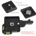 QR-40 Quick Release Clamp QR Clamp Tripod Ball Head Quick Release Plate 1/4 3/8 Screw Camera Parts