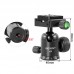 BEXIN Ball Head Panoramic Head V-30 (V30) for Tripod DSLR Phone Live Stream 360-Degree Shooting