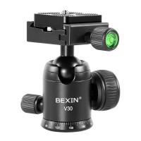 BEXIN Ball Head Panoramic Head V-30 (V30) for Tripod DSLR Phone Live Stream 360-Degree Shooting