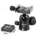 BEXIN Ball Head Panoramic Head V-30 (V30) for Tripod DSLR Phone Live Stream 360-Degree Shooting