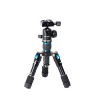 BEXIN MS08 18.9" Mini Tripod Table Top Tripod Photography Part for DSLR Camera Selfie Live Stream