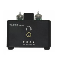 TILEAR TUBE-08 Bluetooth DAC Receiver Headphone Amp TPA6120 w/ AUX Output Adjustable Bass Treble