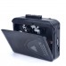 3-In-1 Stereo Cassette Player AM/FM Radio TON009 Black with External Speakers 3.5mm Earphone Jack