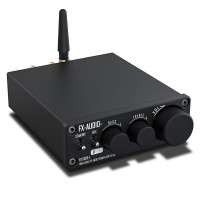 FX-AUDIO- High Quality Audio Power Amplifier 75Wx2 BT5.1 Home Bluetooth Power Amp FX-502EL (Black)