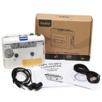 TON010S Cassette Converter Cassette Tape To MP3 Converter Cassette Player with Transparent Shell