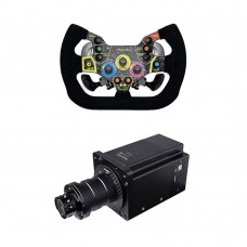 SIMEDAL X-GT Steering Wheel Racing Game Wheel Simulator w/ Simagic Alpha Mini Base for Horizon Simagic Fanatec