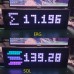 Digital Currency Market Display ESP8266 WS2812B Cryptocurrency Real-time Price Display Black (31x12x3.5cm)