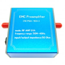 Low Noise Amplifier LNA EMC Preamplifier (1X PGA-103+) EMC EMI Magnetic Field Probe Signal Amplifier