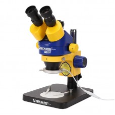 MECHANIC MC75T-B1 Industrial Trinocular Stereo Microscope 7-45X Continuous Zoom Mobile Phone Repair Inspection Platform