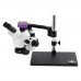 HAYEAR 2K Trinocular Microscope HDMI Stereo Microscope 51MP Camera Adjustable Arm for Phone Repair