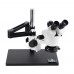 HAYEAR 2K Trinocular Microscope HDMI Stereo Microscope 51MP Camera Adjustable Arm for Phone Repair