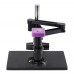 HAYEAR 51MP Industrial Microscope Video Microscope Camera w/ 180X C-Mount Lens 144-LED Ring Light Stand for PCB Repair
