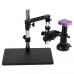 HAYEAR 51MP Industrial Microscope Video Microscope Camera w/ 180X C-Mount Lens 144-LED Ring Light Stand for PCB Repair