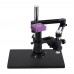 HAYEAR 51MP Industrial Microscope Video Microscope Camera w/ 180X C-Mount Lens 144-LED Ring Light Stand for PCB Repair